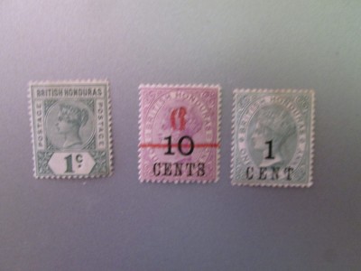 BRITISH HONDURA REGINA VICTORIA SUPRATIPAR MH=230 foto