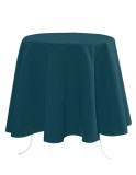Fata De Masa Nelson 180cm Diametru, Culoare Turcoaz, 100% Poliester