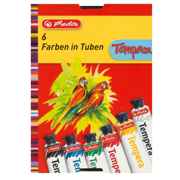 Tempera 16ml 6 Culori/set