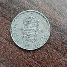 M3 C50 - Moneda foarte veche - Anglia - one shilling - 1959