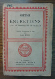 Goethe - Entretiens - Avec le chancelier F. de Muller