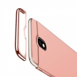 Husa Samsung Galaxy J3 2017 Luxury Rose Gold 3in1 Protectie Anti-zgarieturi