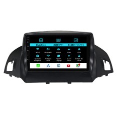 Navigatie Dedicata Ford Kuga (2013 - 2017), 9 Inch, 2Gb Ram, 64Gb stocare, Carplay