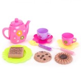 Set Joacă Ceai și Biscuiți, 11 Piese, Plastic, Multicolor, 3+ Ani, Oem