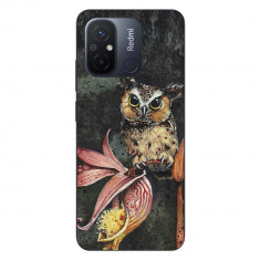 Husa compatibila cu Xiaomi Redmi 12C Silicon Gel Tpu Model Owl Painted