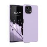 Husa pentru Xiaomi Mi 11 Lite 5G, Silicon, Mov, 54726.108, kwmobile, Carcasa