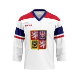 Echipa națională de hochei tricou de hochei Radko Gudas #3 2024 CCM Fandres replica white - S