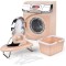 Masina de spalat de jucarie, My Little Home, cu accesorii, bej