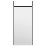 Cumpara ieftin Oglinda pentru usa, negru, 30x60 cm, sticla si aluminiu
