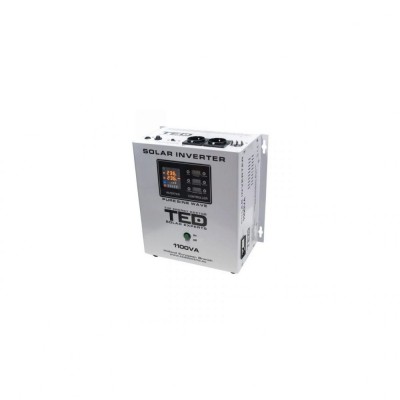 Invertor solar de la 12V la 230V 1100VA/700W MPPT unda sinusoidala TED000279 foto