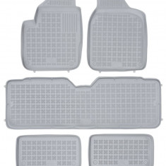 Set Covorase Auto Cauciuc Rezaw Plast Ford Galaxy 1 1995-2006 7 Locuri Gri RP-D 200103/S