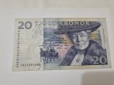 Bancnota suedia 20 k 1991 b