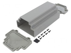 Carcasă aluminiu pentru şină DIN 98.3mm x 166.7mm x 69mm