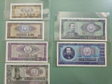 Bancnote romanesti 1, 5, 10, 25, 50, 100 lei - UNC