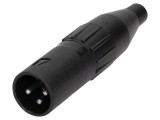 Mufă XLR Tată 3-Pin Dreptă pentru Cablu