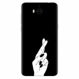 Husa silicon pentru Huawei Y5 2017, Finger Cross