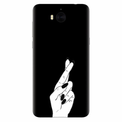 Husa silicon pentru Huawei Y5 2017, Finger Cross foto