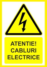 Placuta pentru cabluri electrice foto