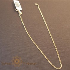 Bratara placata cu aur 18K pentru glezna, 25 cm
