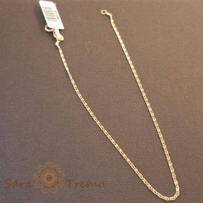 Bratara placata cu aur 18K pentru glezna, 25 cm foto