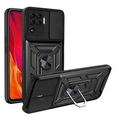 Husa Oppo A94 4G protectie camera Techsuit CamShield Series, negru foto