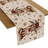 Runner Decorativ de Craciun Tapestry cu Model Reni, CMCLASS