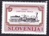 C1238 - Slovenia 1995 - TRansporturi Locomotiva neuzat,perfecta stare, Nestampilat