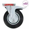 Gossi roti pivotante, 32 buc., 200 mm