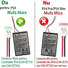 Acumulator LI-ION compatibil controller console Sony PS4 3,7V 1300MAH