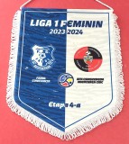 Fanion oficial - meci Feminin-fotbal FARUL CONSTANTA - CSIKSZEREDA-MIERCUREA CIUC (sezonul 2023-2024)