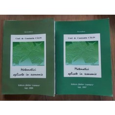 Matematici aplicate in economie- Constantin Calin