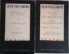 Jean Paul Sartre - Teatru (2 volume, 1969, Editura Literatura Universala)