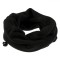 Fular Circular, Fleece, Cordon Ajustabil, Negru