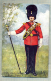AD 199 C. P. VECHE MILITARA -ROYAL WELSH FUSILIERS -PRINTED IN ENGLAND-CIRC.1916