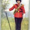 AD 199 C. P. VECHE MILITARA -ROYAL WELSH FUSILIERS -PRINTED IN ENGLAND-CIRC.1916