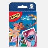 Joc de cărți UNO cu temă Lilo &amp; Stitch, Multicolor, 7+ ani, CMCLASS