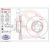 Set disc frana BMW 5 (E39) 09.95-07.03, 5 Touring (E39) 09.96-06.04, Fata, 324X30mm, ventilat, BREMBO