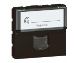 Priza Date RJ45 CAT6 FTP 2M Legrand Mosaic negru mat 079165L