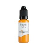 Tus Micropigmentare Etalon Mix 15ml No.1 CORR. Yellow: Sprancene, Pleoape, Buze - Pigmenti PMU Profesionali, Rezistenti, Siguri