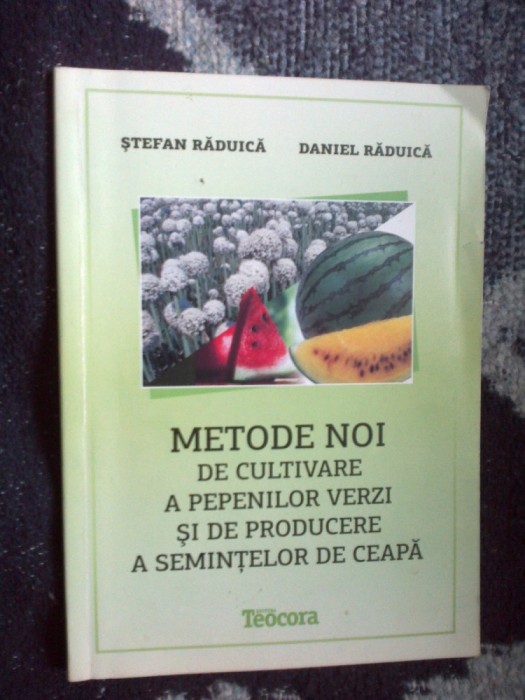 b2b Metode noi de cultivare a pepenilor verzi si de producere a semintelor de