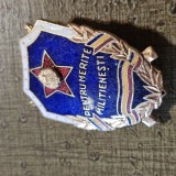 Insigna Republica Socialista Romania , PENTRU MERITE MILITIENESTI