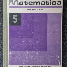 MATEMATICA MANUAL PENTRU CLASA A V-A - Popovici, Ligor, Borca