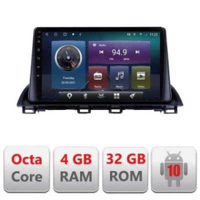Navigatie Mazda 3 2014-2019 C-463 Octa Core cu Android Radio Bluetooth Internet GPS WIFI 4+32GB CarStore Technology foto