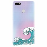Husa silicon pentru Huawei Y6 Pro 2017, Waves