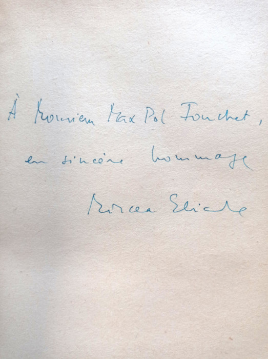 Mircea ELIADE - Imagini si Simboluri, AUTOGRAF, 1951