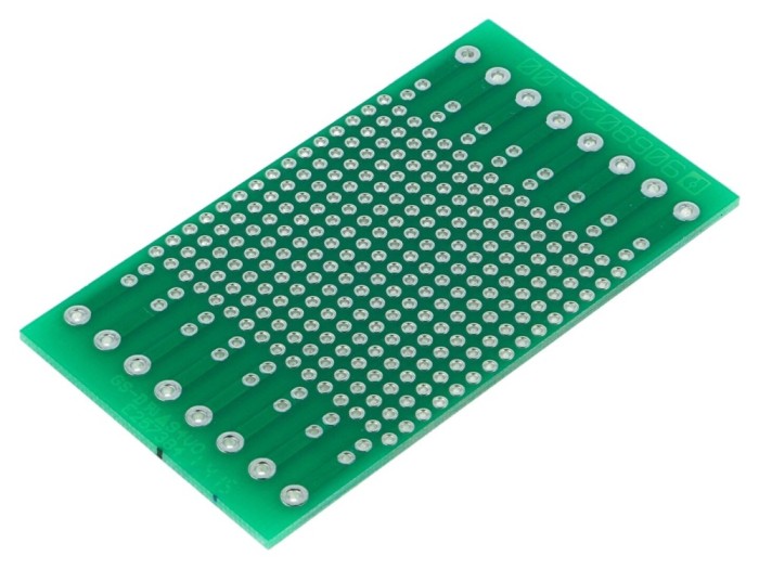 Placă prototip verde FR4 UL94V-0