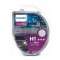 Bec H1 PHILIPS 99ZB201P, 12V; 55W; VisionPlus; 60% mai usor; P14.5s; ECE, 2 buc.