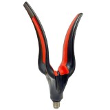 Cap Suport Spate Filex UNO Back Rest cu Filet Universal, Rosu / Negru