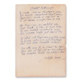 Nichifor Crainic, &bdquo;Sonetul Euthanasiei&rdquo;, poezie manuscris