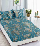 Cumpara ieftin Husa de Pat Cocolino cu Elastic si 2 Fete de Perna 50x70cm,180x200cm,Albastra-D144